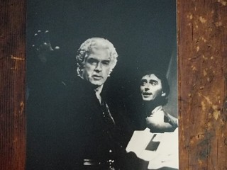 Renzo con il maestro Strehler