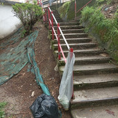 La scalinata di piazza del Palio