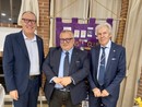 Nell'immagine, da sinistra a destra, il sindaco Cavallero, il presidente di Asti Musei Lepore e il presidente Lions Narciso Nell'immagine, da sinistra a destra, il sindaco Cavallero, il presidente di Asti Musei Lepore e il presidente Lions Narciso
