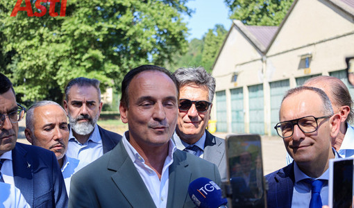 Il sopralluogo del presidente Cirio a Castello di Annone Il sopralluogo del presidente Cirio a Castello di Annone
