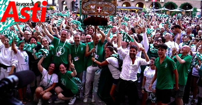 Palio di Asti, il Rione San Martino San Rocco festeggia la vittoria con la cena del 28 novembre Palio di Asti, il Rione San Martino San Rocco festeggia la vittoria con la cena del 28 novembre