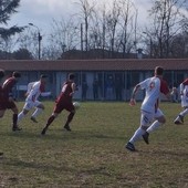 Un immagine del match vinto dal Moncalvo Un immagine del match vinto dal Moncalvo