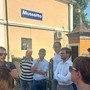 Il sopralluogo al passaggio a livello del Mussoto (Credito Gioetti)