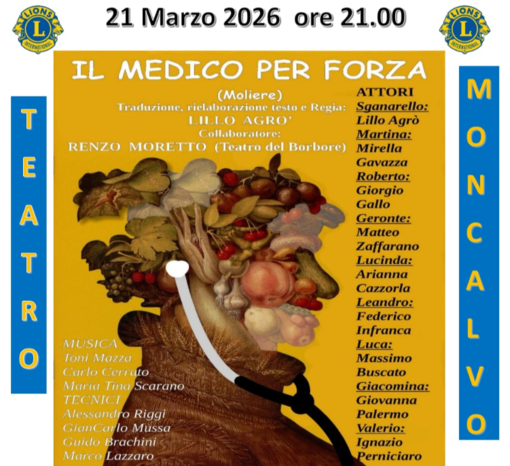 A Moncalvo il teatro si fa dono per l’acquisto di un mezzo per disabili