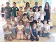 I bambini della Buonarroti con presidente, direttore e personale del Parco I bambini della Buonarroti con presidente, direttore e personale del Parco