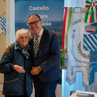 In foto: Spartaca Irlando con il sindaco Enrico Cavallero