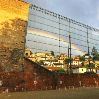 Lo sferisterio di Vignale che ospiterà la finalissima di tamburello