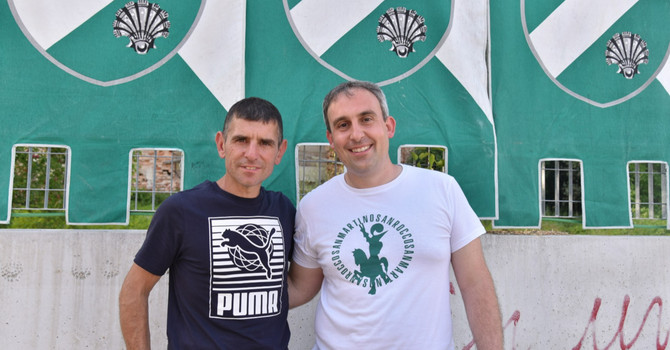 Dino Pes con il rettore Pier Paolo Squillia Dino Pes con il rettore Pier Paolo Squillia
