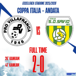 Doppietta di Kankam, la Pro Villafranca vince il derby di Coppa