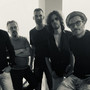 Simone Poncino (ultimo da destra) con il suo gruppo