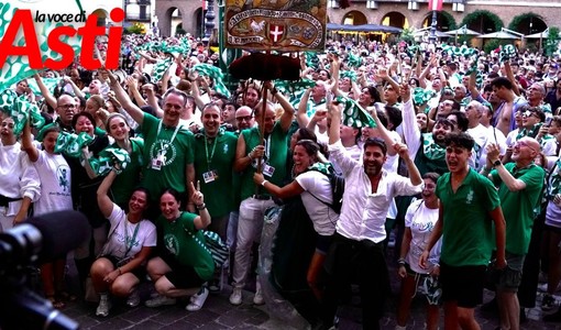 Palio di Asti, il Rione San Martino San Rocco festeggia la vittoria con la cena del 28 novembre