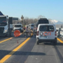 Nella mattinata di ieri, i primi mezzi in transito sull'autostrada (immagine da Targato CN, altra Testata del nostro gruppo editoriale)