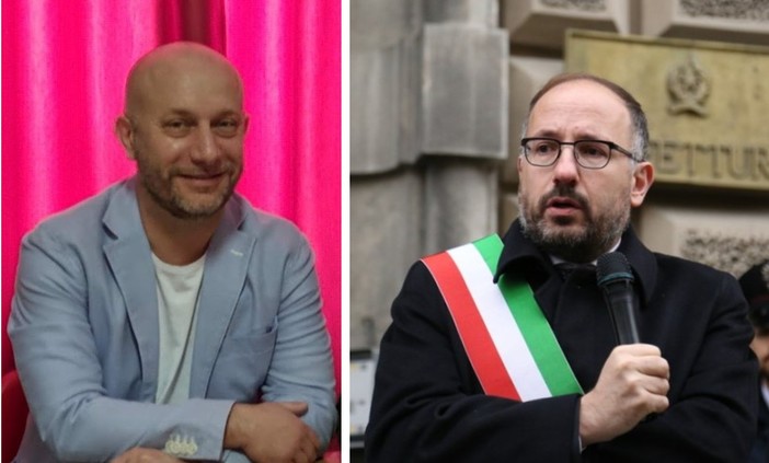 Giorgio Spata (Consigliere M5S) e Maurizio Rasero (sindaco di Asti)