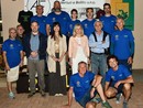 Foto di gruppo con la sindaca di Cantarana Roberta Franco e il vicesindaco di Ferrere Federico Pino Foto di gruppo con la sindaca di Cantarana Roberta Franco e il vicesindaco di Ferrere Federico Pino