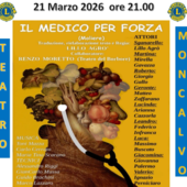 A Moncalvo il teatro si fa dono per l’acquisto di un mezzo per disabili