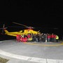 Sampeyre: collaudo notturno dell’eliporto, via libera all’elisoccorso 24 ore su 24