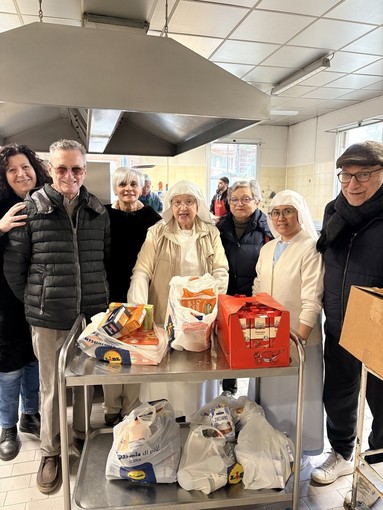 Solidarietà ad Asti: l'Associazione S.O.S. diabete porta aiuti alla mensa sociale