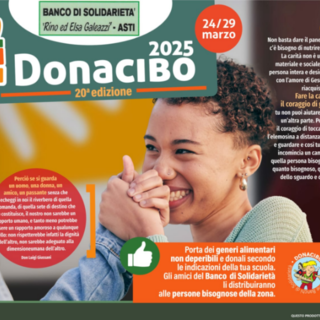 Le scuole di Asti solidali con DonaCibo 2025:  raccolti 4300 chili di generi alimentari in 35 scuole