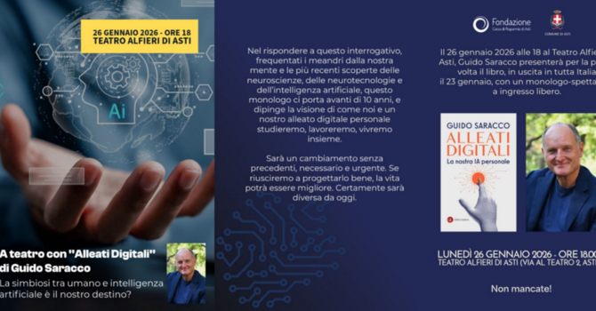 Asti, al Teatro Alfieri la visione del futuro secondo Guido Saracco