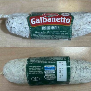 Richiamo per il salame Galbanetto, controlli in corso su due lotti