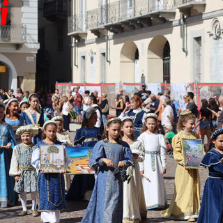 La sfilata dei bambini il sabato del Palio