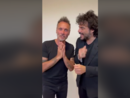 Un fermoimmagine tratto dal video dei due artisti