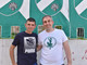 Dino Pes con il rettore Pier Paolo Squillia