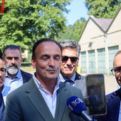 Il sopralluogo del presidente Cirio a Castello di Annone Il sopralluogo del presidente Cirio a Castello di Annone