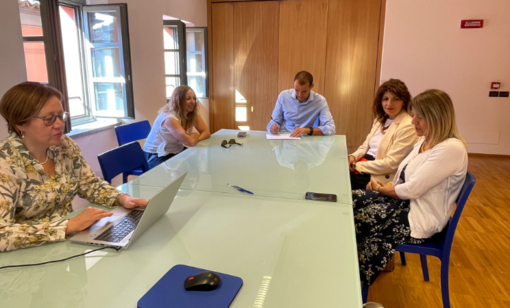 Le delegazioni al lavoro