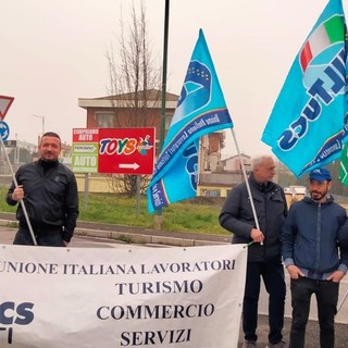 Lo sciopero fuori dal Borgo il 30 marzo