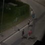 Il gruppo di vandali in fuga