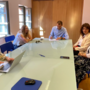 Le delegazioni al lavoro