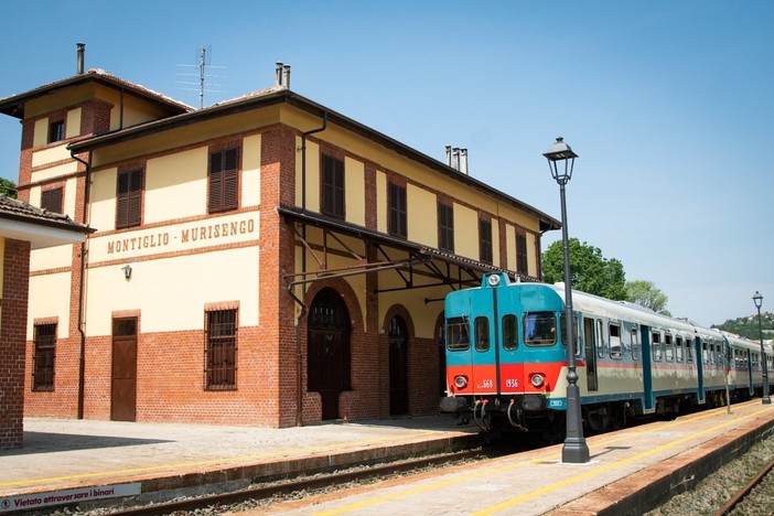 La stazione ferroviaria di Montiglio-Murisengo (immagine d'archivio)
