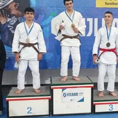 Mario Aloise sul podio