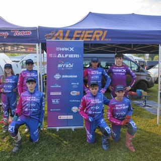 Il moto club Alfieri a Piacenza con i giovani del mini enduro
