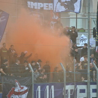 Foto d'archivio di tifosi dell'Imperia