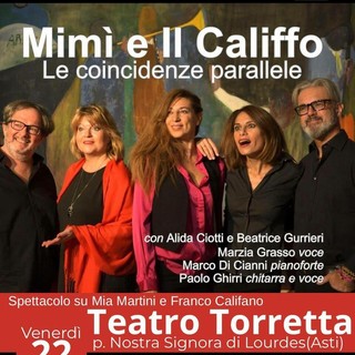 Mimì e Il Califfo: musica, teatro e solidarietà si incontrano ad Asti Mimì e Il Califfo: musica, teatro e solidarietà si incontrano ad Asti