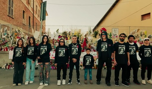 Un'immagine tratta dal video, girato sul luogo del femminicidio