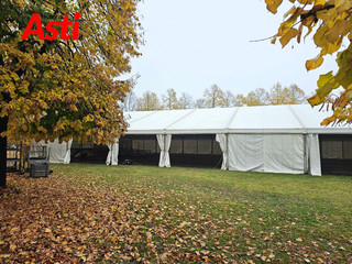 I preparativi per la tensostruttura che ospiterà la festa della vittoria (Ph J.DeM. A. ) I preparativi per la tensostruttura che ospiterà la festa della vittoria (Ph J.DeM. A. )