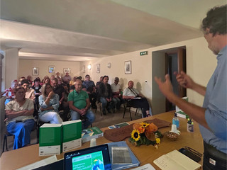 Un'altra immagine relativa la presentazione del Rapporto Montagne