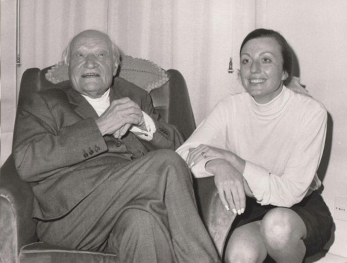 Un'immagine di Ungaretti con la sua giovane Musa Bruna Bianco