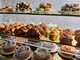 Una delle vetrine della nuova pasticceria del Presepe di Anna Rosa Nicola