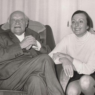 Un'immagine di Ungaretti con la sua giovane Musa Bruna Bianco