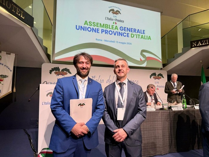 Nosenzo (a sinistra) e Ferrero ritratti a margine dell'assemblea Upi Nosenzo (a sinistra) e Ferrero ritratti a margine dell'assemblea Upi