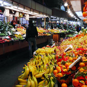 Un'immagine del rinnovato Mercato Orientale di Genova