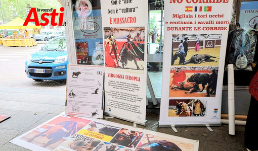 Una precedente iniziativa contro la corrida (Merphefoto) Una precedente iniziativa contro la corrida (Merphefoto)