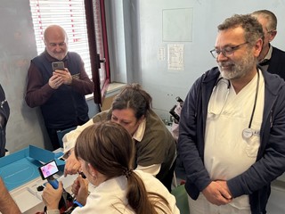 Alcuni momenti della consegna