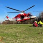 Vigili del fuoco e soccorso alpino in azione a Frassino per un escursionista in difficoltà