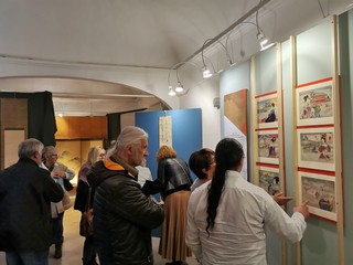 Visitatori al museo moncalvese Visitatori al museo moncalvese