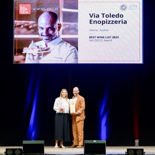 Un momento della premiazione